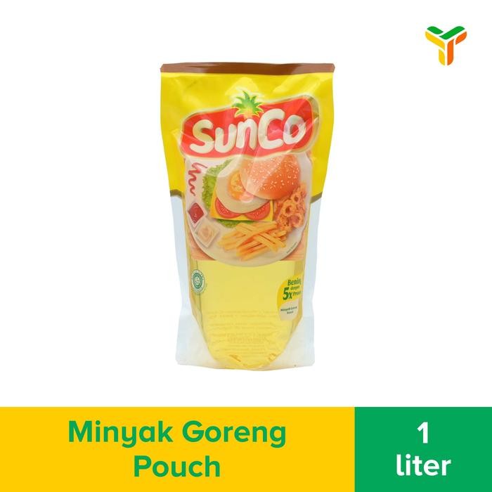 

Stok Baru Minyak Goreng Sunco Pouch 1 Liter