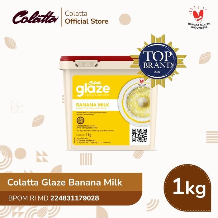 

Stok Baru Colatta Glaze Banana Milk - Bahan Pelapis Rasa Pisang Susu 1Kg
