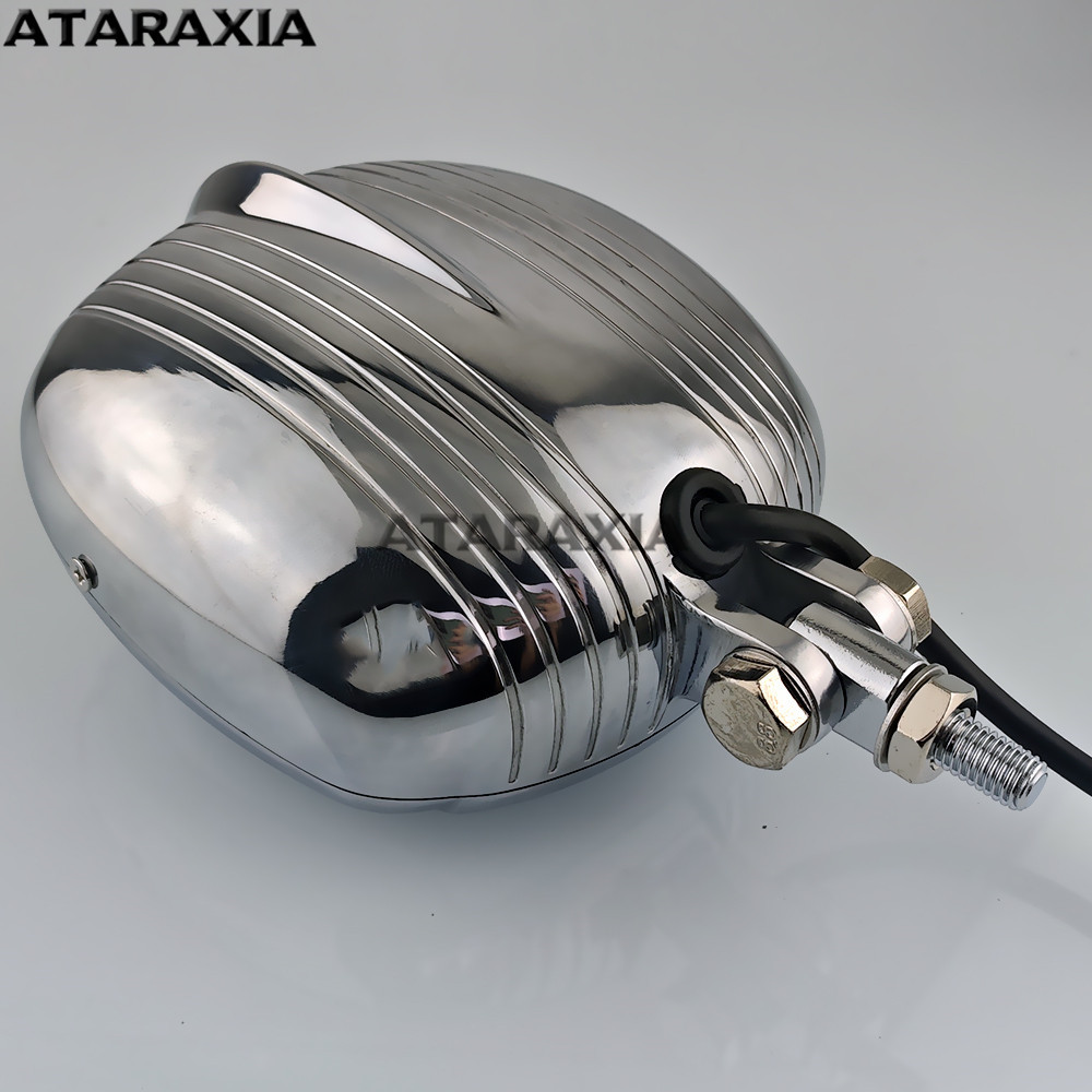 Led Headlamp Motorcycle Custom Vintage 4.5" Led Headlight Spot Lamp Lighting Fog Light Auxiliary