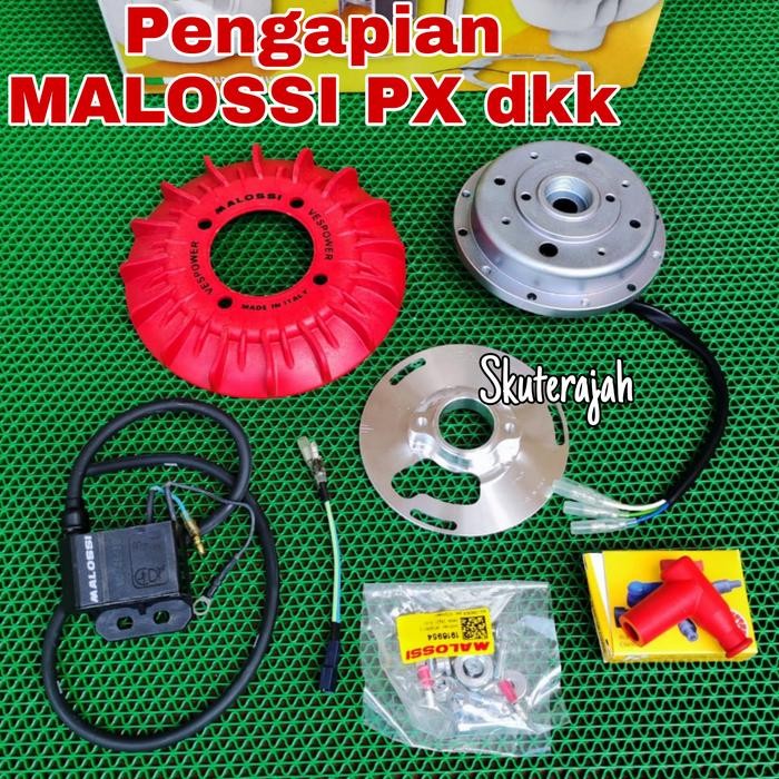 PENGAPIAN SET MALOSSI VESPOWER UNTUK LARGEFRAME VESPA PX EXCEL SPRINT