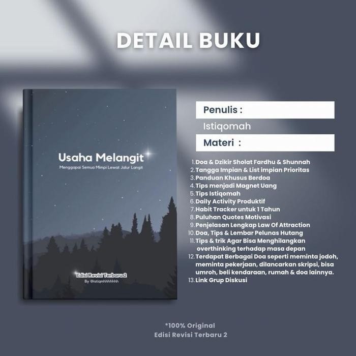 

Promo! Buku Usaha Melangit- Planner Muslim By Istiqmhhhhhhh