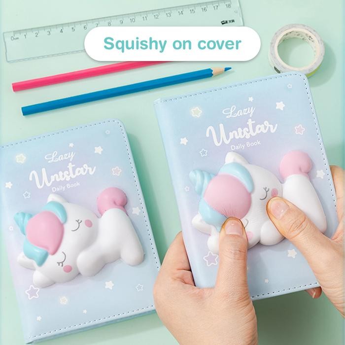 

Tokkado Fuwa Buku Squishy Agenda Catatan Diari Anak Karakter Lucu