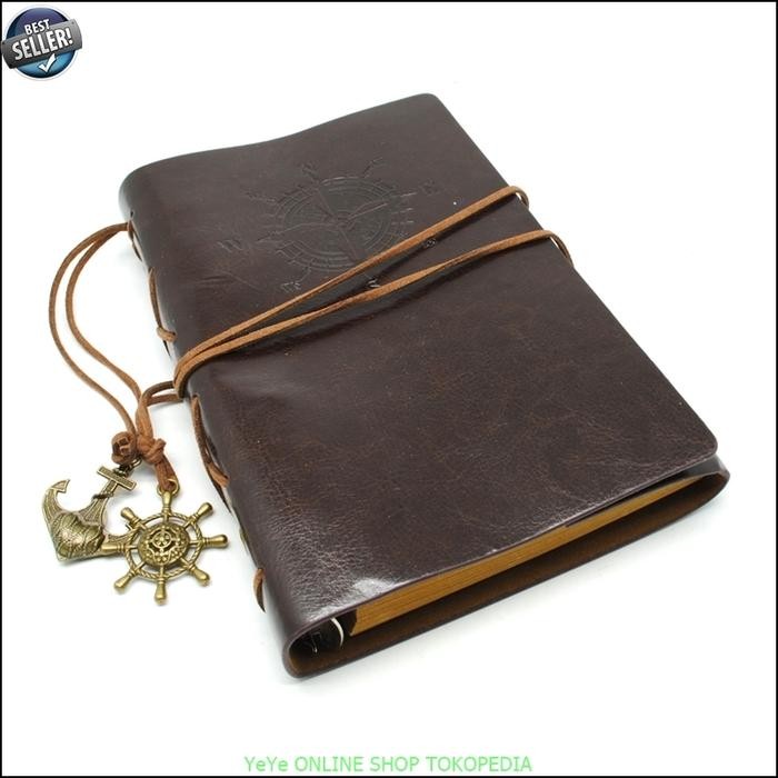 

Bisa Gosend! Buku Catatan Binder Agenda Kulit Retro Pirate - Coffee Y3366