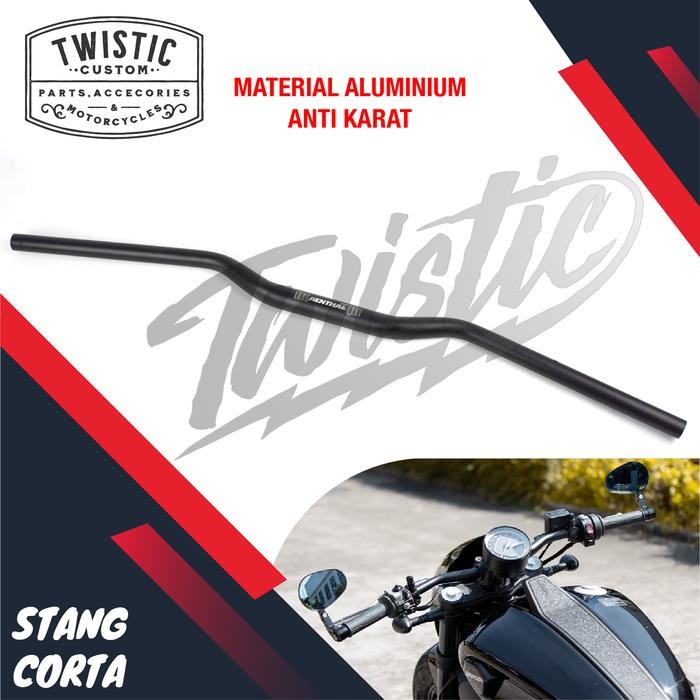 Stang Corta Drag Bar Motor Benelli Keeway V250 Benda V252C V16 Bobber