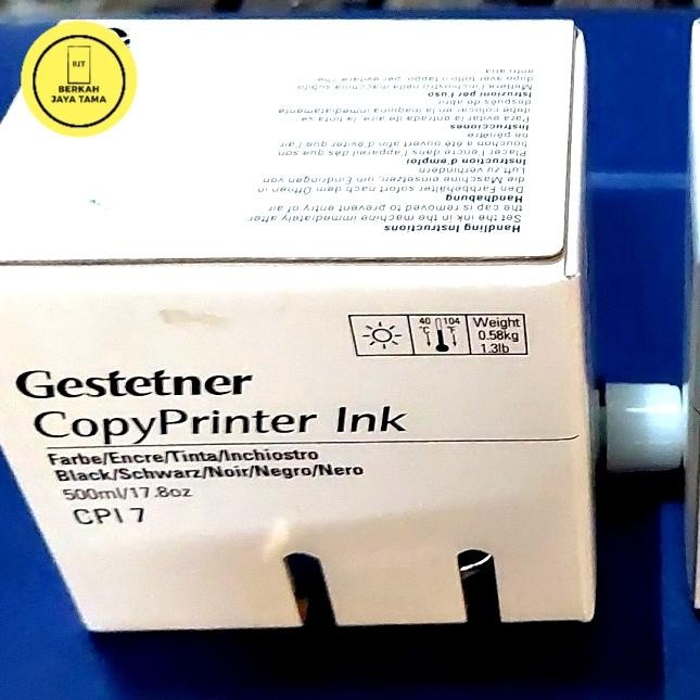 

Gestetner Tinta Copy Printer Cp17 Asli 500Ml Hitam/Black/Noir/Nero Garansi Original Jika Tidak Asli