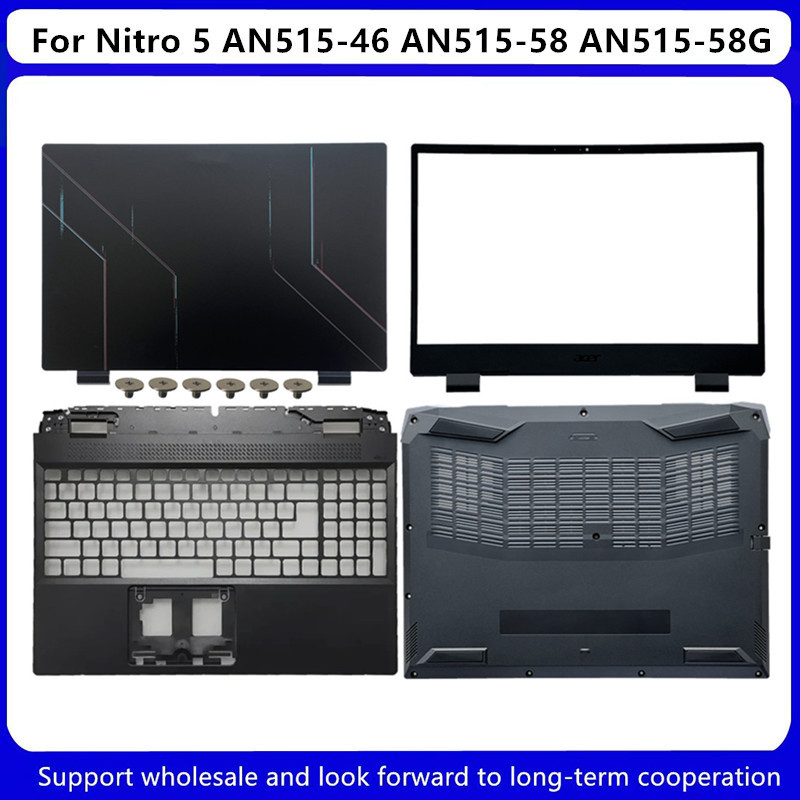 New For Acer Nitro 5 AN515-46 AN515-58 AN515-58G LCD Back AP3SY0000201/ LCD Bezel AP3SY000650/ Palmr