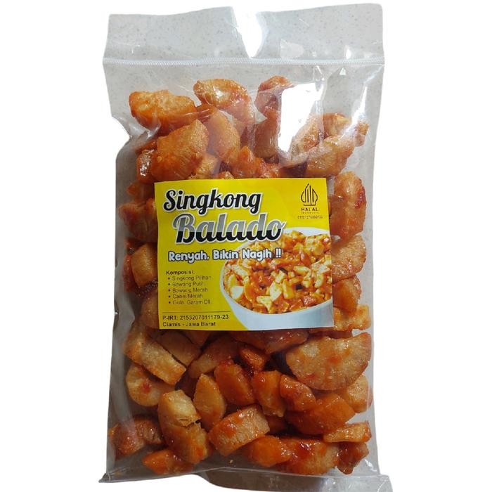 

Pilihan- Singkong Balado 250Gr Gurih Renyah Halal Cemilan Makanan Pedas Food