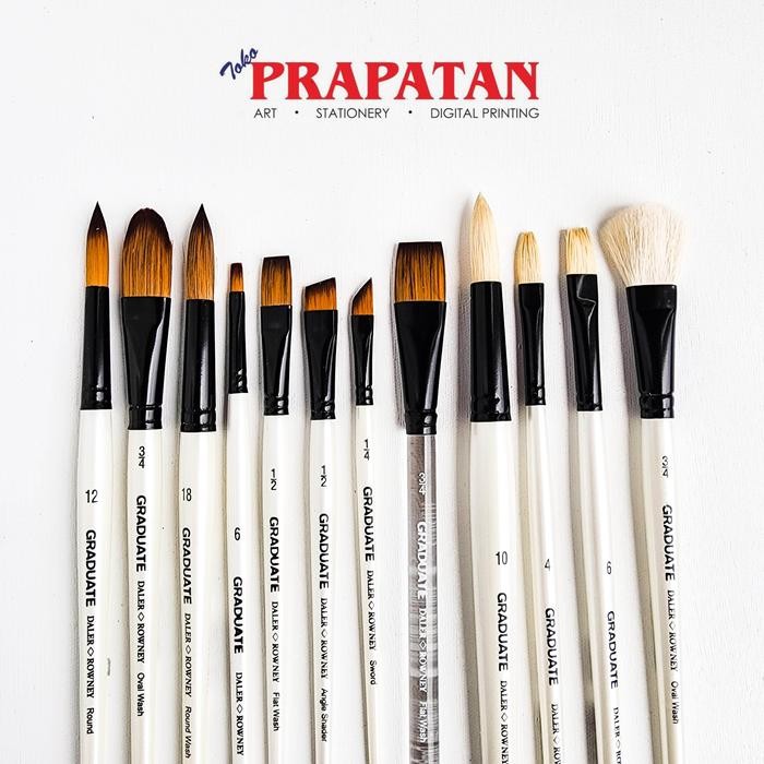 

Pilihan- Kuas Daler Rowney Graduate Bristle Paint Brush Long Handle
