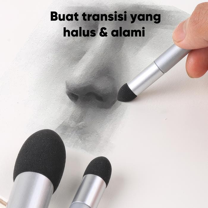 

Pilihan- Giorgione Sketch / Oil Pastel Rubbing Pen Set Pena Gosok Sketsa/Lukisan Cat Minyak