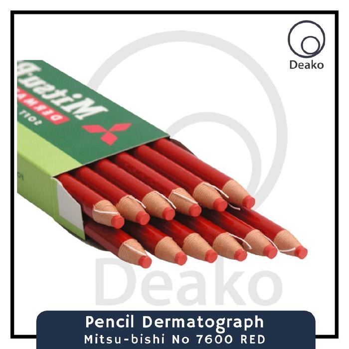 

Pilihan- Pensil Dermatograph Mitsubishi Pensil Kaca Pensil Glass - Red Merah