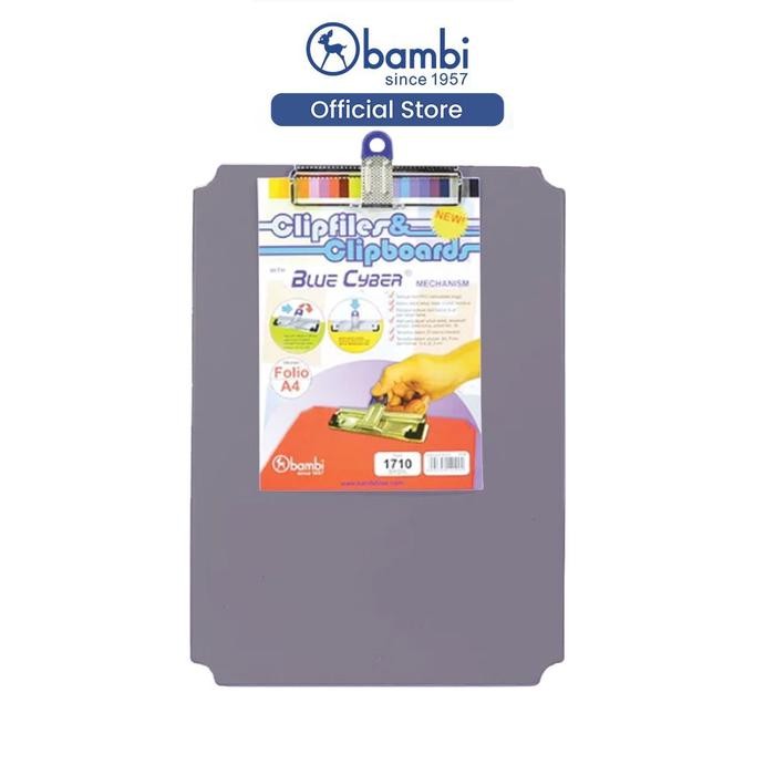 

Bambi Papan Ujian Folio Tipe Wire Clip & Hanger Hole Edisi Clipboard PVC All Color Original