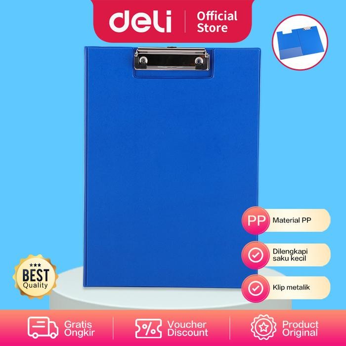 

Deli Clipboard A4 / Papan Jalan A4 Bisa di Gantung E38154A