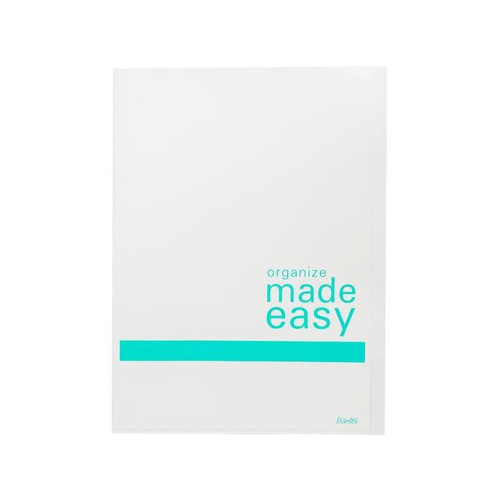 

Bantex Index L Folder (5 Dividers) A4 Grass Green 8879 15