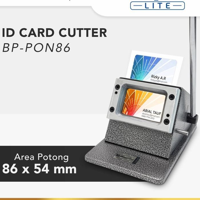 

MESIN PON ID CARD / ALAT PEMOTONG PVC ID CARD BLUEPRINT BP-PON86