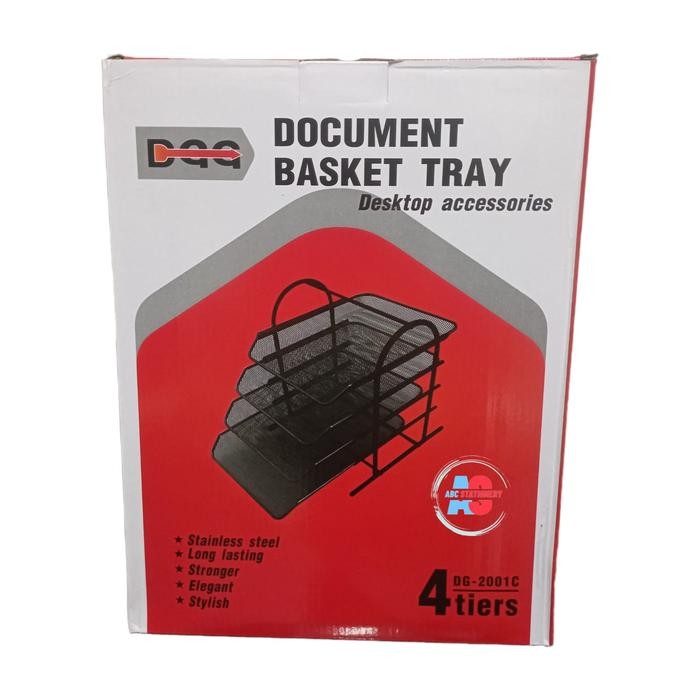 

BAK SURAT RAK SURAT DOCUMENT TRAY 4 SUSUN BESI JARING MICROTOP