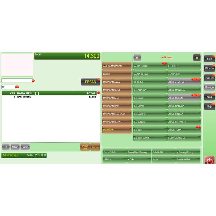 SOFTWARE KASIR RESTAURANT