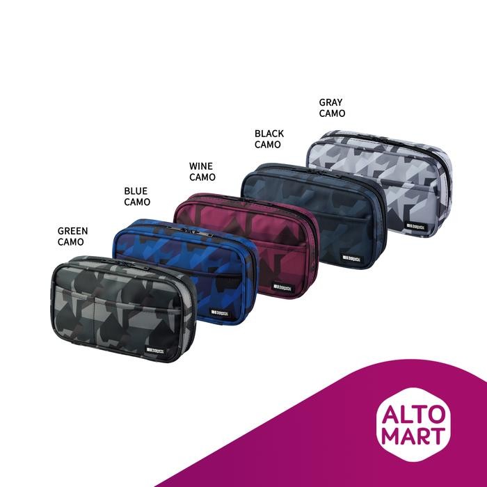 

LIHIT LAB A-7551 ZIPPER PENCIL CASE TEMPAT KOTAK PENSIL RESLETING PEN