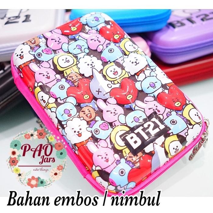 

PENSIL CASE BT21 / ORGANIZER BT21 / TEMPAT PENSIL BT21