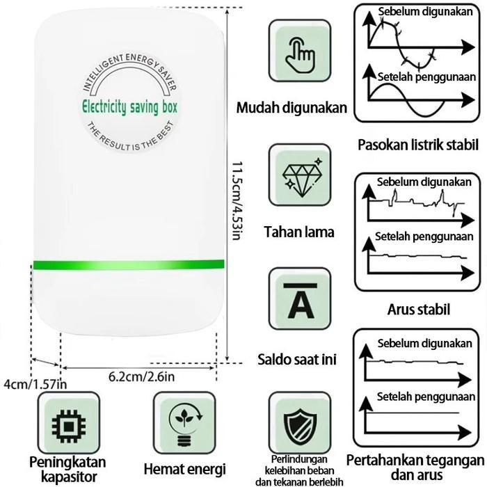 Alat Penghemat Listrik Hemat Daya Energi Token Rumah 900 1300 2200 Watt