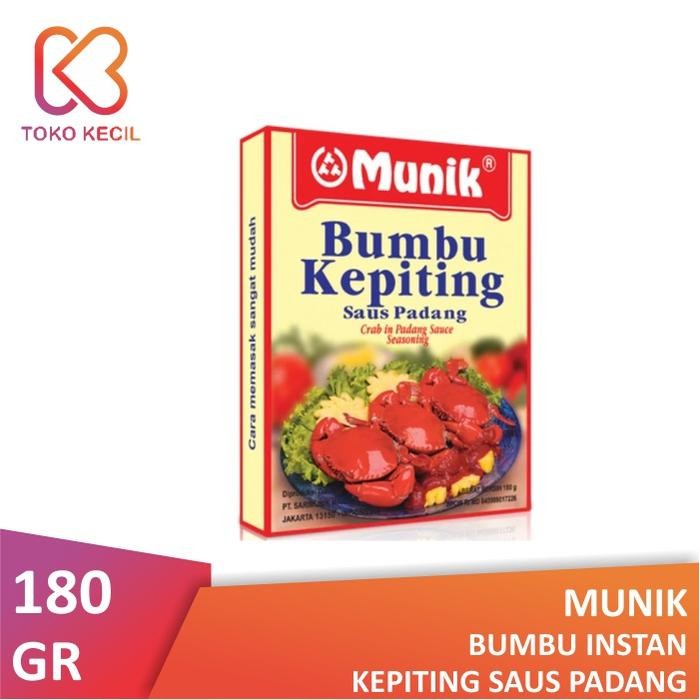 

Stok Baru Munik Bumbu Kepiting Saus Padang 180gr