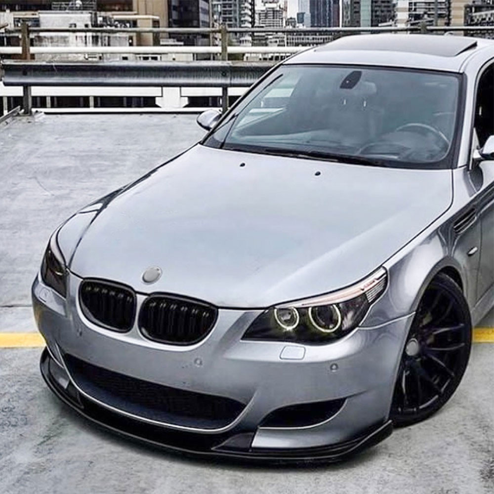 IMPORT FOR BMW 5 SERIES E60 E61 M5 FRONT BUMPER LIP SPLITTER SPOILER DIFFUSER PP FRONTAL BODY KIT