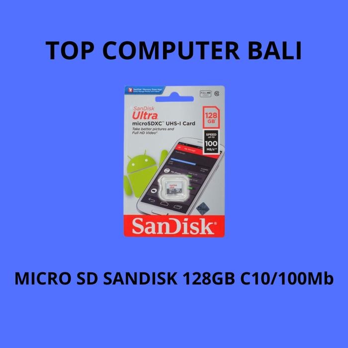Terbaik Micro Sd Sandisk 128Gb C10/100M / Microsd 128Gb Sandisk 100% Ori