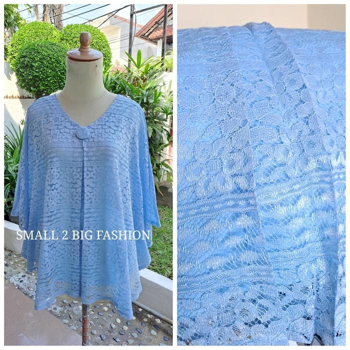 blouse brukat big size / baju brokat bigsize jumbo / atasan kebaya big