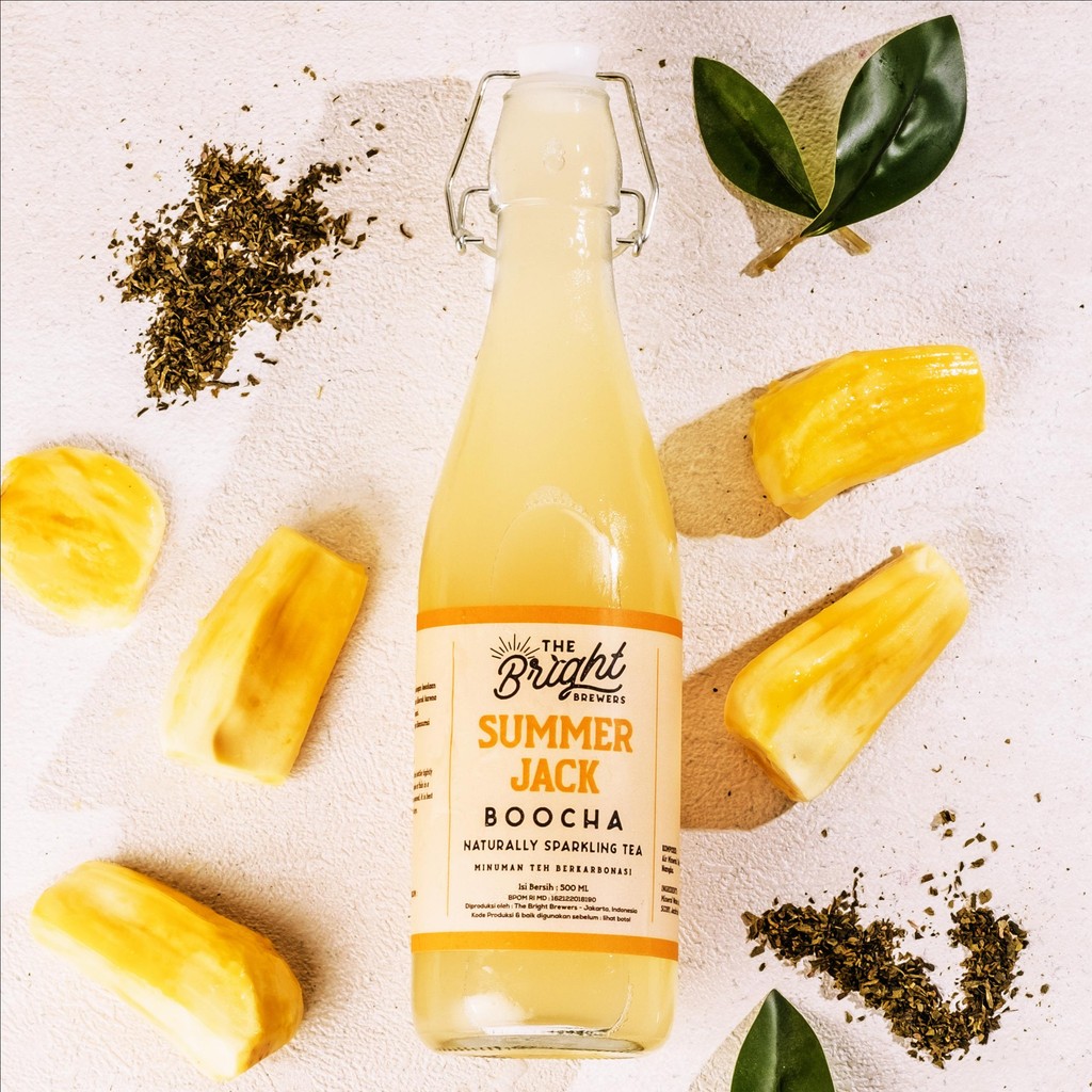 

Kombucha Nangka - Jackfruit Sparkling Tea - Minuman Teh Fermentasi