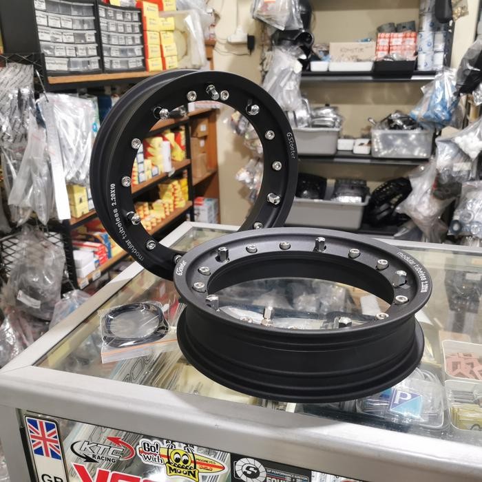 Velg Tubeless Modular Ring 10 Gscooter Black Coating Cnc Vespa Classic