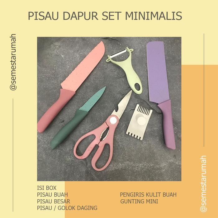 Pisau Set Stainless Pisau Set Warna Warni Pisau CERAMIC