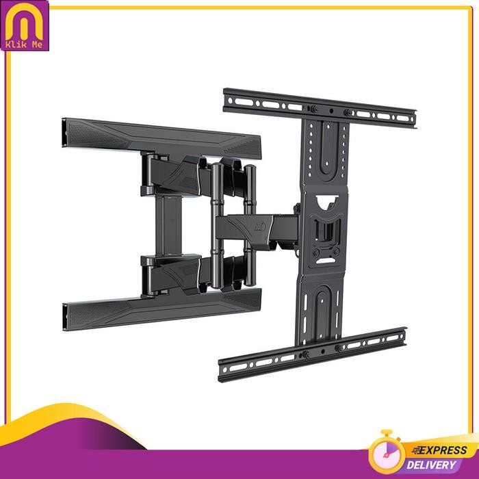 Ready Bracket tv led NB P6 untuk tv led, lcd, plasma, 43-70 inchi - Hitam