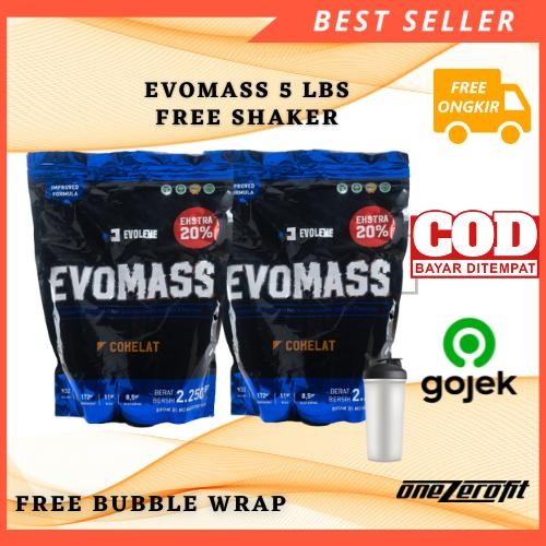 Evomass 5lb 2.2kg Evolene Gainer Penggemuk Badan
