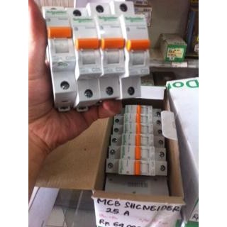 MCB scheneider sekring sikring listrik 25 ampere
