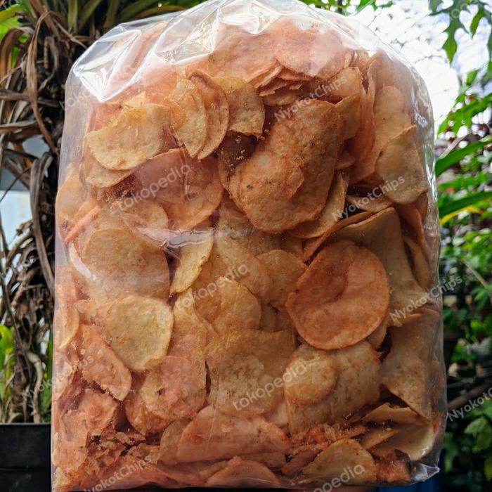

Keripik Kentang Rasa BBQ Kiloan 1Kg