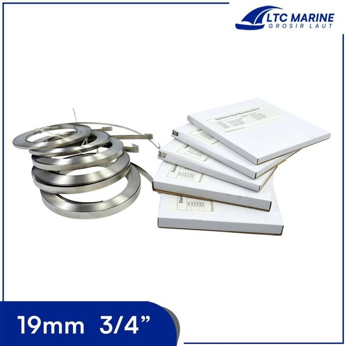 

Impa 614107 Banding Band 19Mm X 30M Stainless Steel Strap Cable Tie Pengikat Knalpot Klem