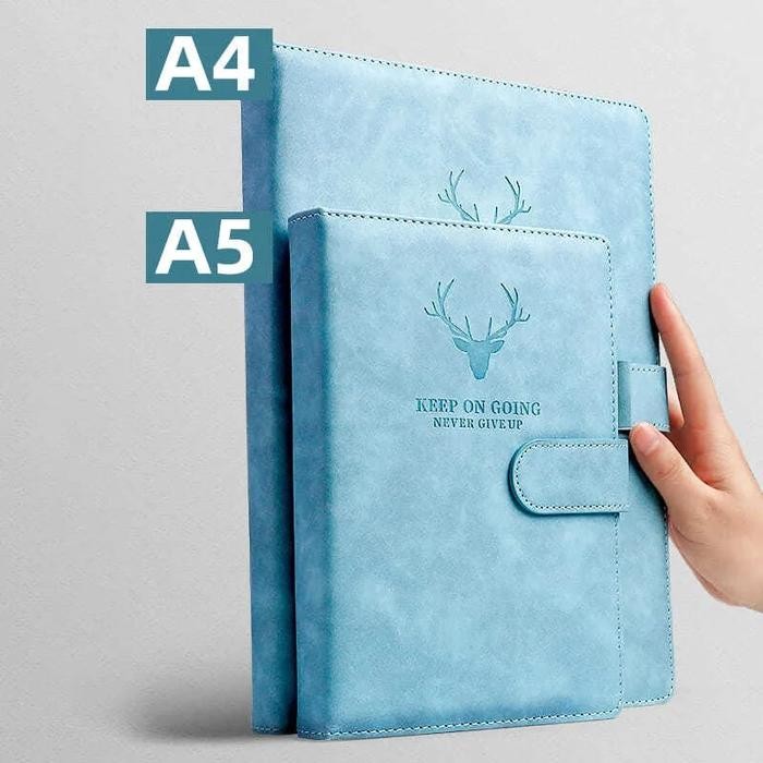 

Pilihan- Buku Catatan Harian Notebook Cover Kulit Magnetic Buckle A4 200 Halaman (100 Lembar)