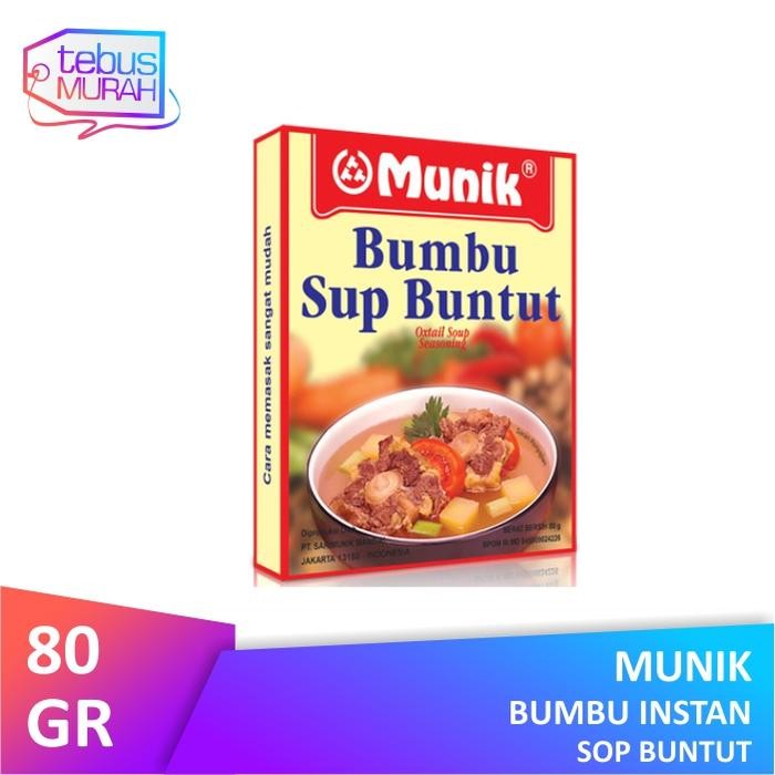 

Stok Baru Munik Bumbu Sop Buntut 80gr