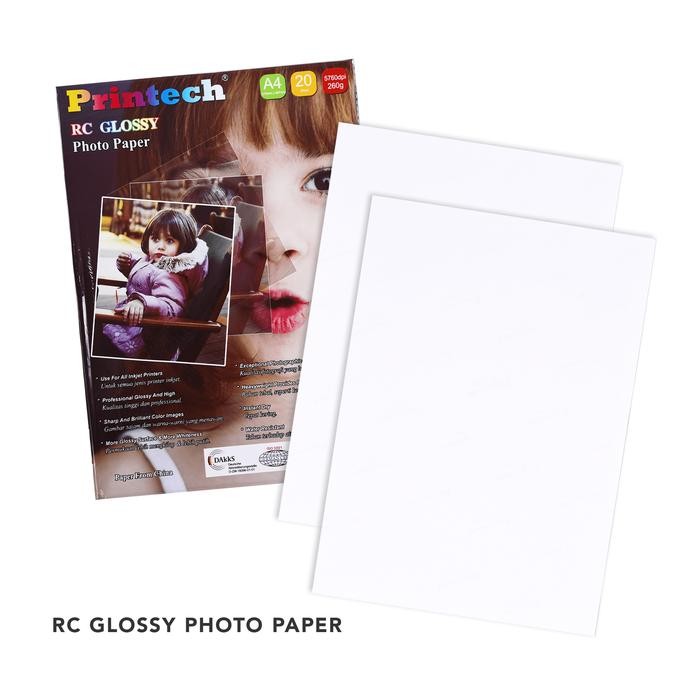 

Kertas Foto / Photo Paper Printech RC Glossy Photo Paper A4 260g