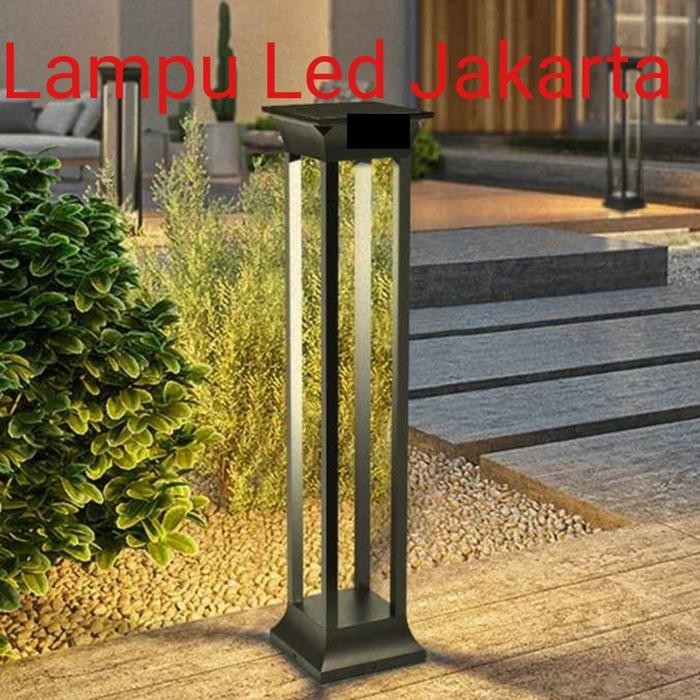 lampu taman tiang solar. lampu bolar taman solar. lampu taman tiang