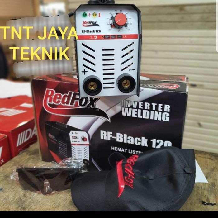Ready MESIN LAS INVERTER REDFOX MMA 120 TRAVO LAS REDFOX RF BLACK 120