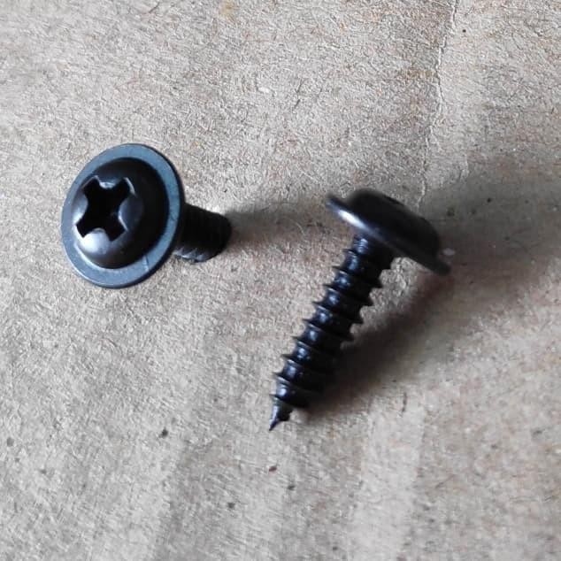 Pilihan- Sekrup Baut Transistor Final Toshiba Hitam 100Pcs