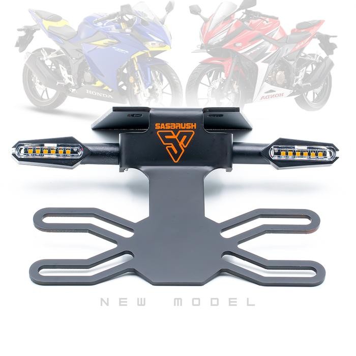 Ready Tailtidy CBR 150R / dudukan plat nomor CBR 150R/ breket nopol CBR 150R Bracket Motor Lampu