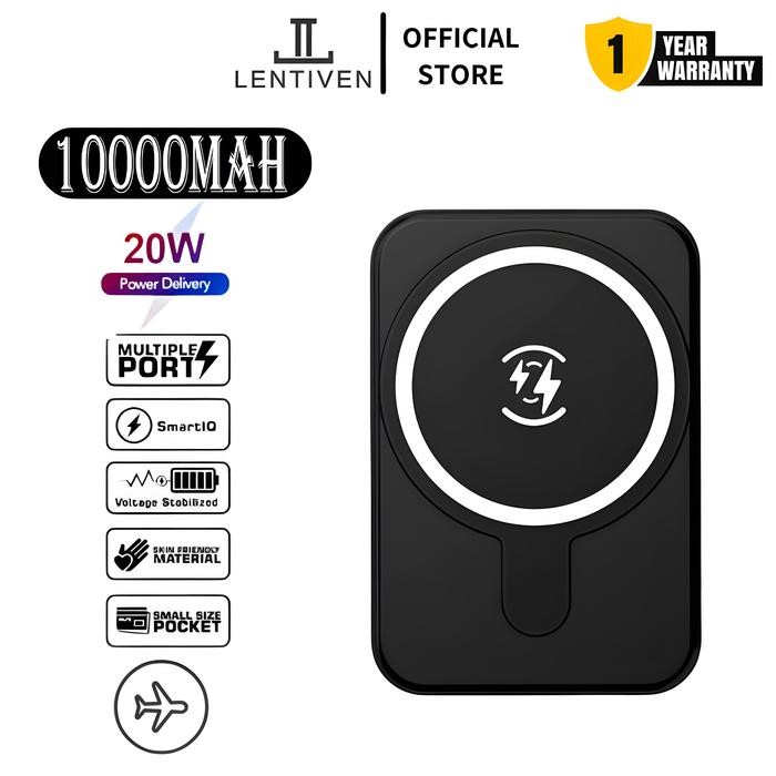 Acmic Techlife - Powerbank 10000 Mah Wireless Charger Fast Charging