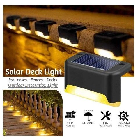 Lampu Hias Tangga Pagar Taman LED Tenaga Surya Lampu Tangga Solar Cell