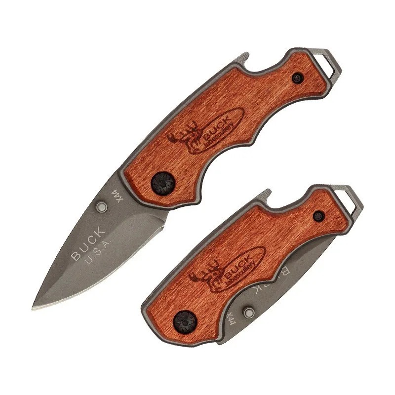 Rosewood folding knife Multifunctional sharp knife Portable mini folding knife with bottle opener