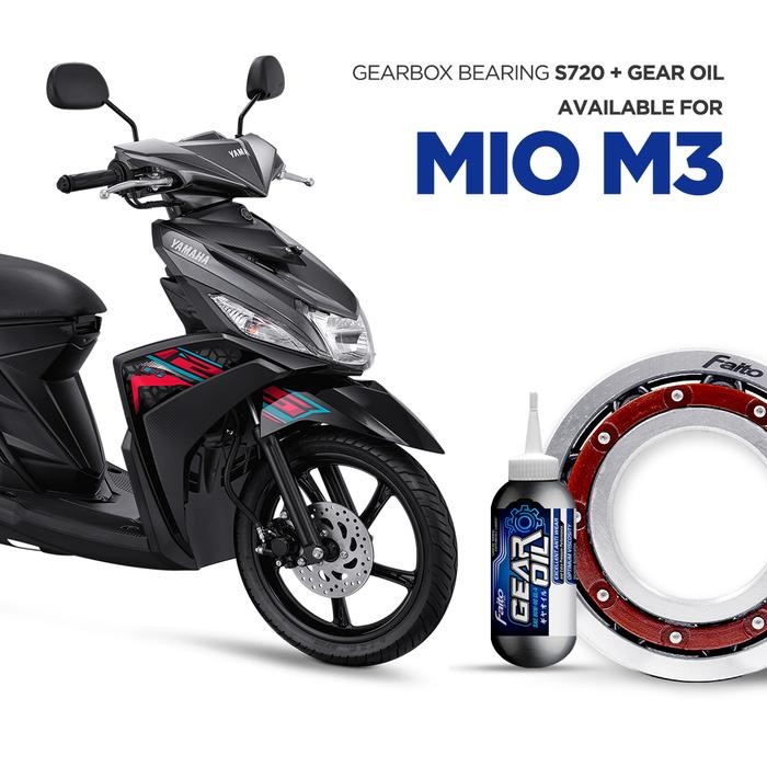 Ready Faito Bearing Set Gardan Matik dan Oli Gardan Mio M3 / Mio S / Mio Z / Mio Soul GT 125 / Fino