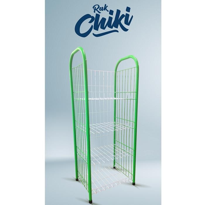 DRAGON Rak Chiki Rak Ciki Susun 4 Anti Karat (Rak Snack Susun 4)