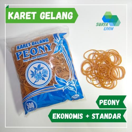 

New Karet Gelang Peony Kuning 16mm *500gr