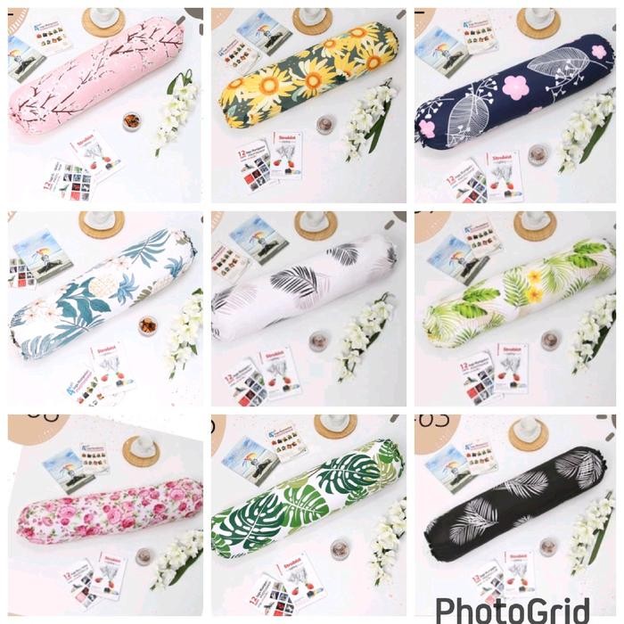 PAKET SARUNG BANTAL DAN SARUNG GULING MOTIF SAMA/SERASI KATUN sarung bantal dan guling kapuk