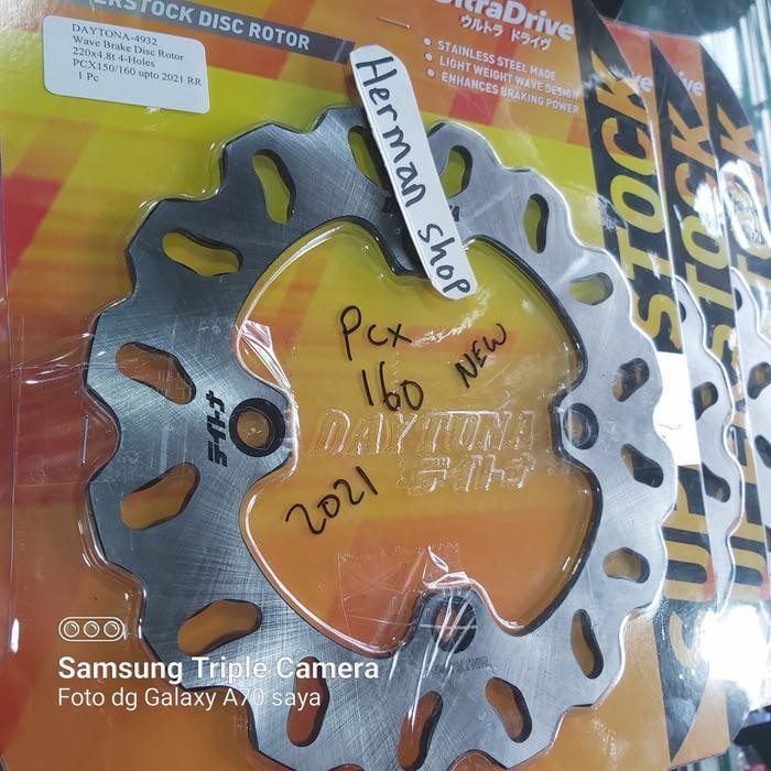 Paling Berkualitas Cakram Belakang Pcx 150 Daytona / Cakram Depan Pcx 150 Daytona Terlariss 